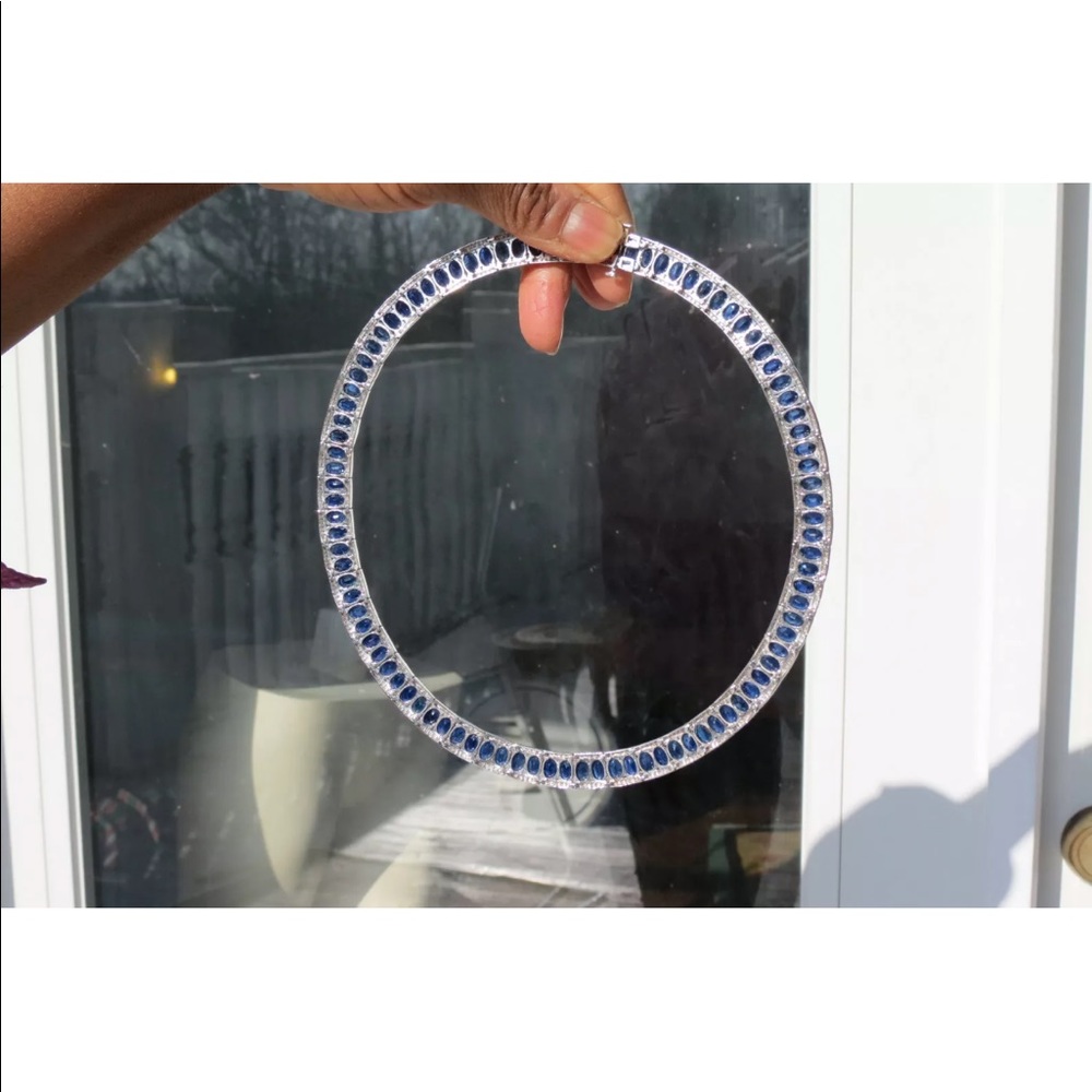 89.18 ct Sapphire, diamond 14k gold necklace $102K - Picture 7 of 8